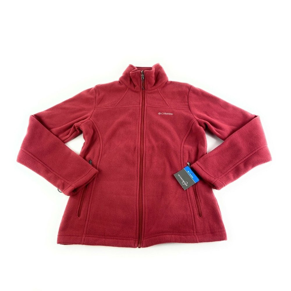 Columbia Women's Fleece Falls II Red Full Zip Jacket Sizes S - XL